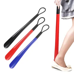 1/2pc long flexible plastic shoe horn for easy wearing of shoes in multiple colors-shoe lifter and spoon shaped shoe accessories