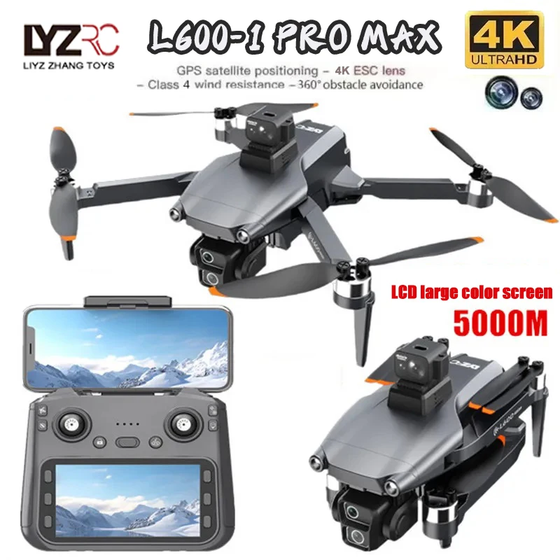 2024 New l600-1 PRO GPS Drone 5G Professional 8K HD Aerial Dual Camera Omnidirectional Screen Laser Obstacle Avoidance FPV Dron