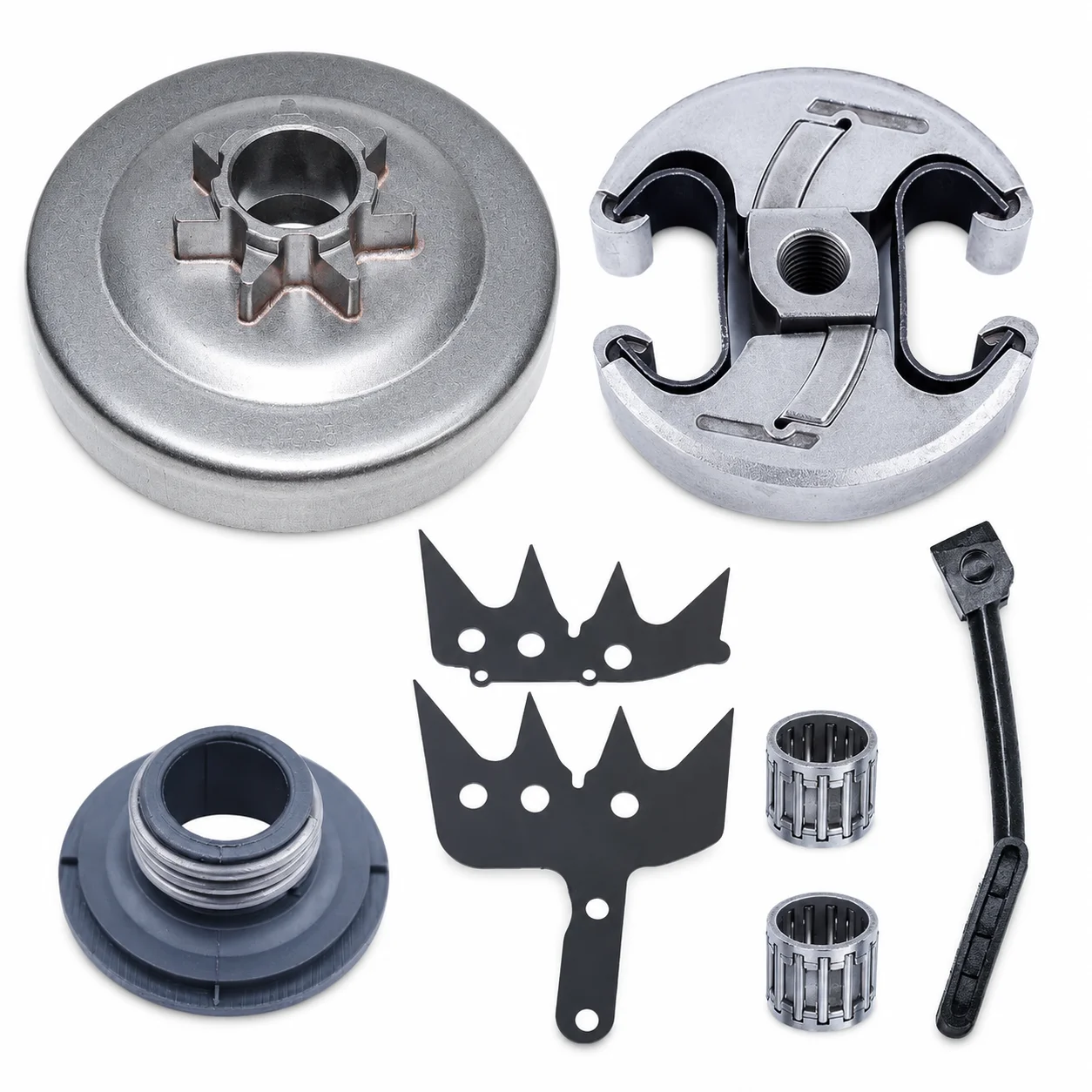 For Husqvarna 340 345 350 445E 450E Chainsaw Clutch Assembly Passive Disc Impeller 578097901 Replaces Stens 085-1737