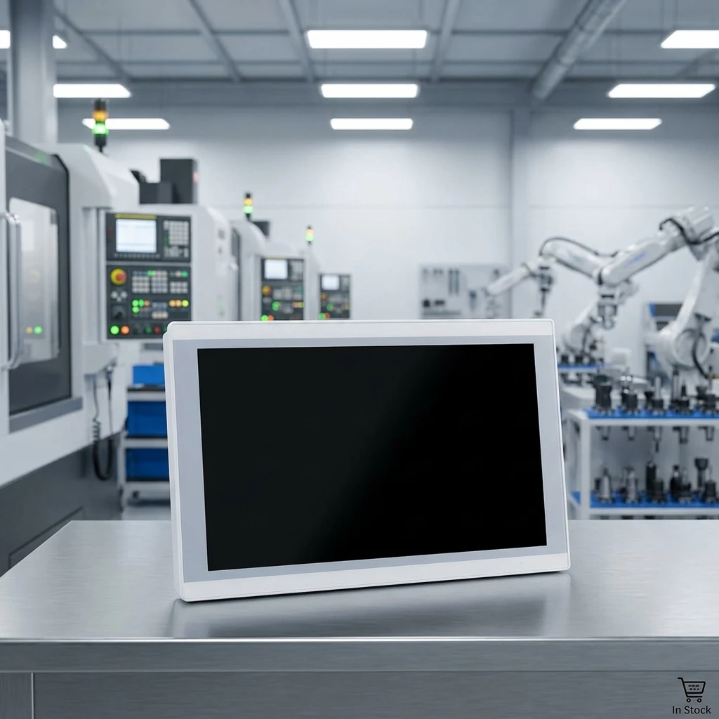 PC Industrial Resistente Partaker de 19 Polegadas com Tela Sensível ao Toque Capacitiva Projetada, Processador Intel J1900 J6412 Core 3-11ª Geração I7 I5 I3