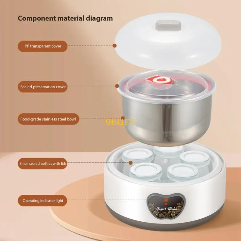 96GF صانع داهي التخمير المتقدم 110 فولت بناء خبير غير مشوه تحكم ممتاز في الملمس للأسر ذات التوجه الصحي