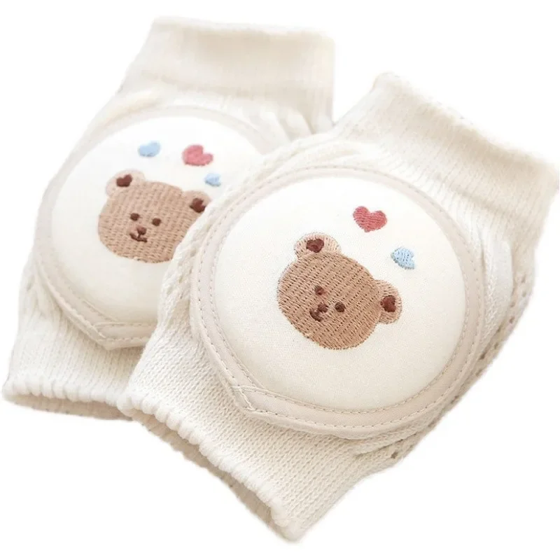 2024 Baby Cartoon Knee Pads Cotton Mesh Crawling Elbow Toddler Protector Safety Infant Kneepad Leg Warmer Kids Cushion Legging