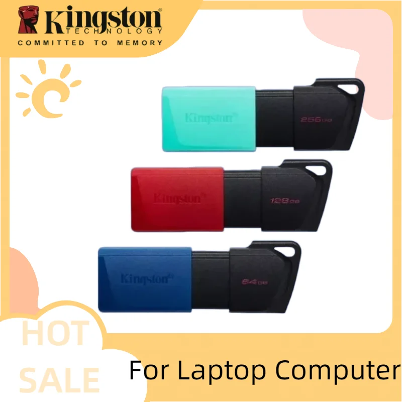 Kingston USB Flash Drive USB 3.2 Gen 1 Pen Drive 64GB 128GB 256GB Flash Disk Mini Key Memory Usb Stick3.2 Drives for PC