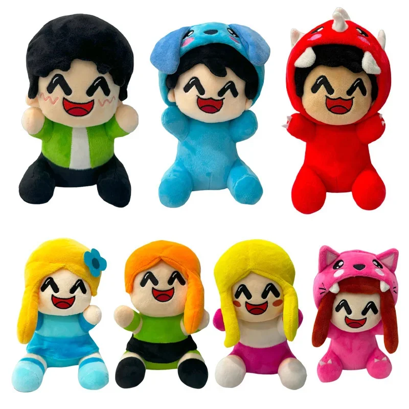 Omz Crew Plush Cartoon Roxy Crystal Luke Lily Squish Heather Plushies Toy Stuffed Figure Dolls Cute Boy Girl Kids Christmas Gift