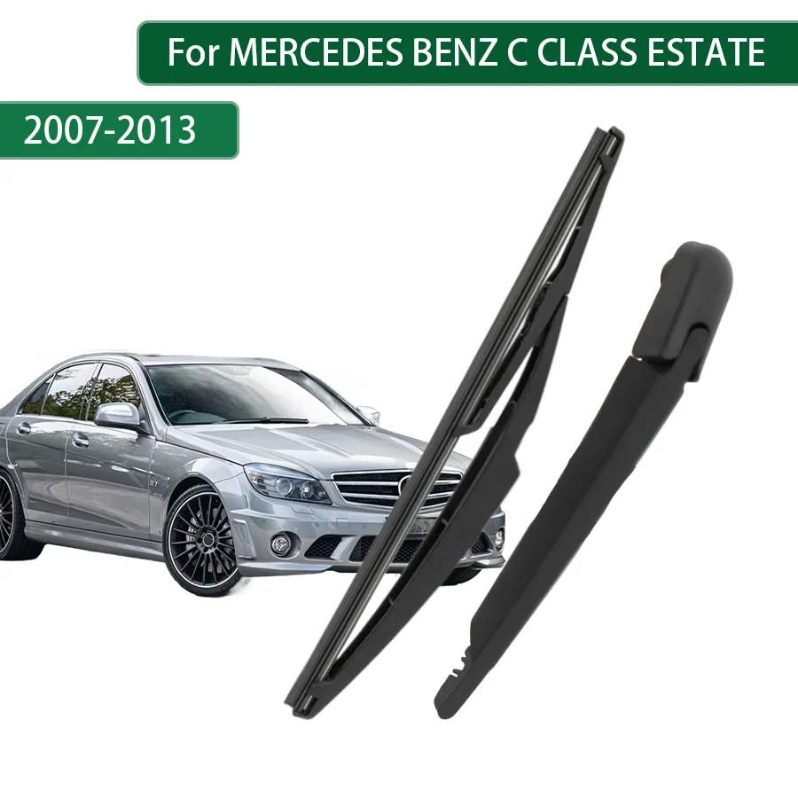 

For MERCEDES BENZ C CLASS ESTATE 2007-2008-2012-2013 Rear Wiper Blade Arm Set Rear Window Windshield