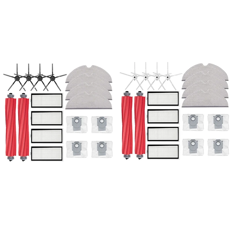 Förderung! für Xiaomi Roborock Q7 Max Q7 Max + T8 Roboter Vakuum Ersatzteile Wichtigsten Seite Pinsel Hepa-Filter Mopp Lappen staub Tasche