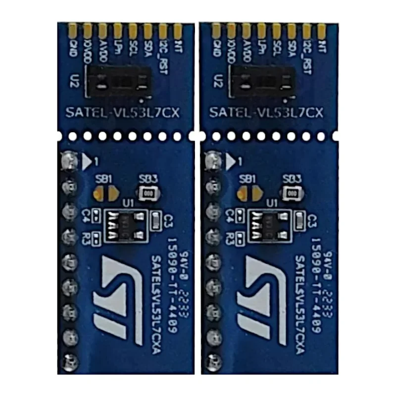SATEL-VL53L7CX PCB two bifurcated board modules, ranging sensor nucleo-f401