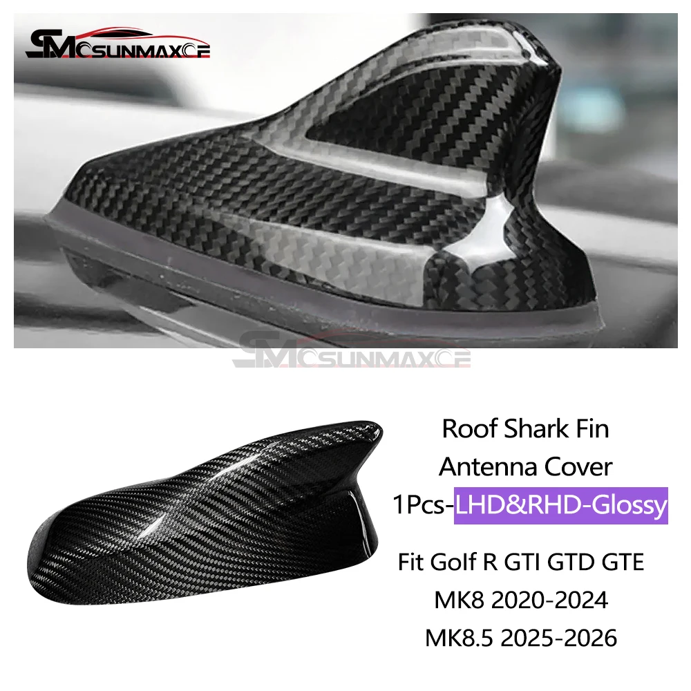Interieurkit van carbon fiber voor Golf R GTI GTD GTE Golf 8 MK8 Golf 8.5 MK8.5 2020-2026, dashboard, centrale bediening, raamschakelaarpaneel