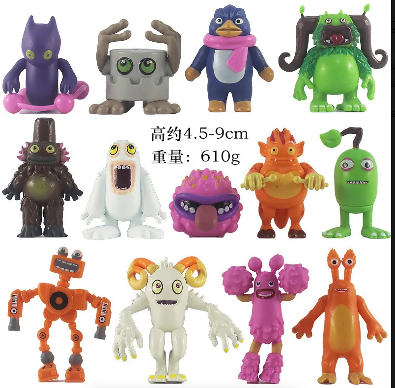 

High Quality 4.5-9cm Monster Choir Handmade Figure Model Doll Anime Collectible