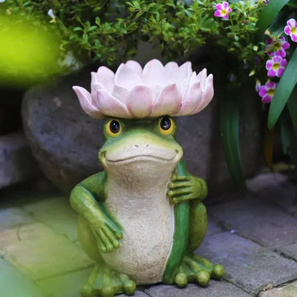 

Outdoor garden frog decorative ornaments landscape creative resin cartoon animal layout