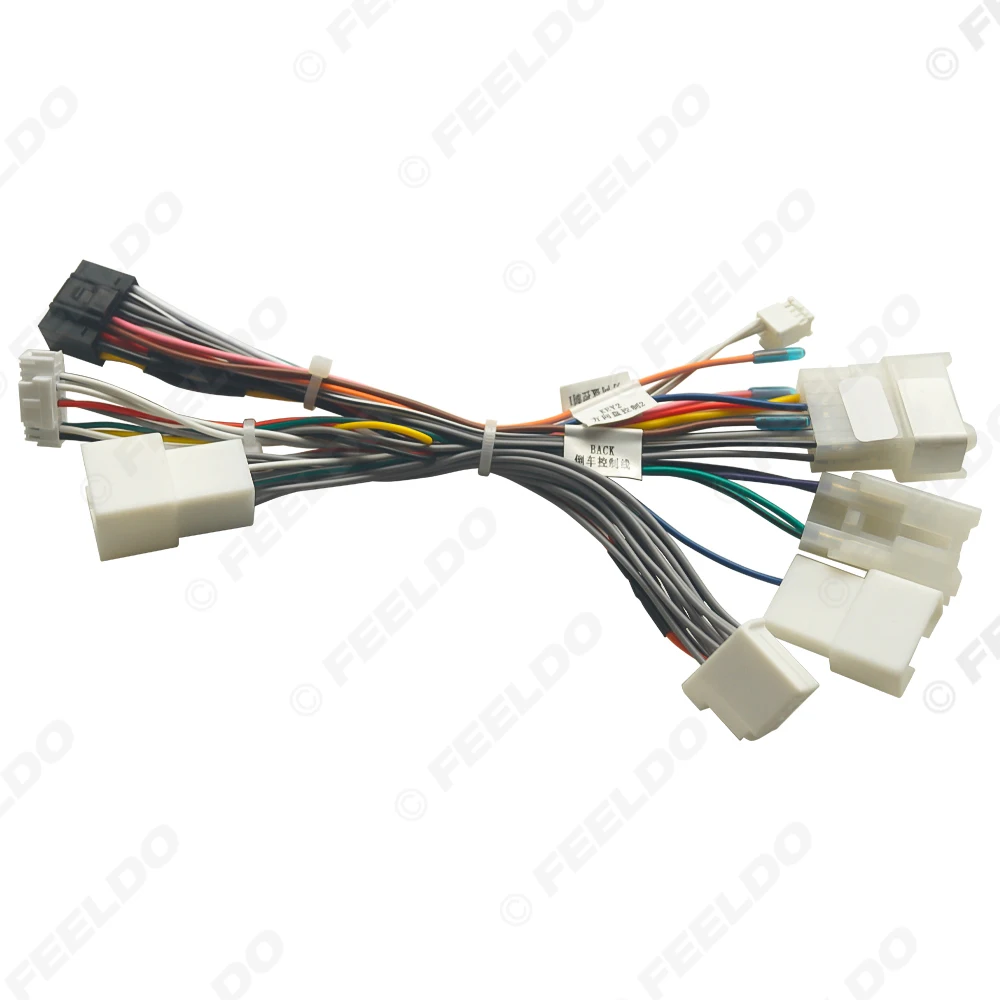 FEELDO Car Audio 16-poliger Kabelbaum-Adapter für Lexus RX 300/Harrier (98–03), Android-Stereo-Installation