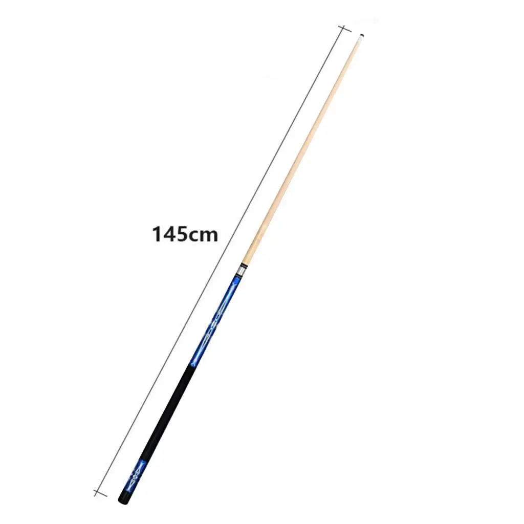 Two-section Wooden Pool Cue Shaft Billiard Stick 12.5mm Tip Portable Sports Tool for Billiards Players