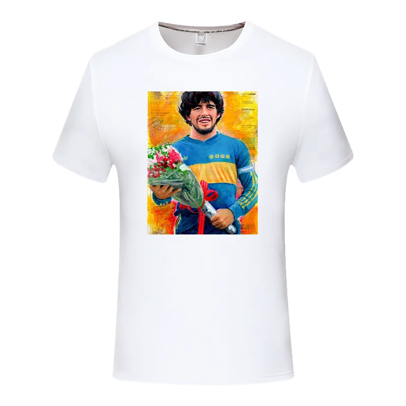 T-SHIRT MAGLIA DIEGO ARMANDO MARADONA NAPOLI CALCIO VINTAGE ANNI 80 S-Mens T Shirts Fashion Fashion Classic O-Neck kids tshirt