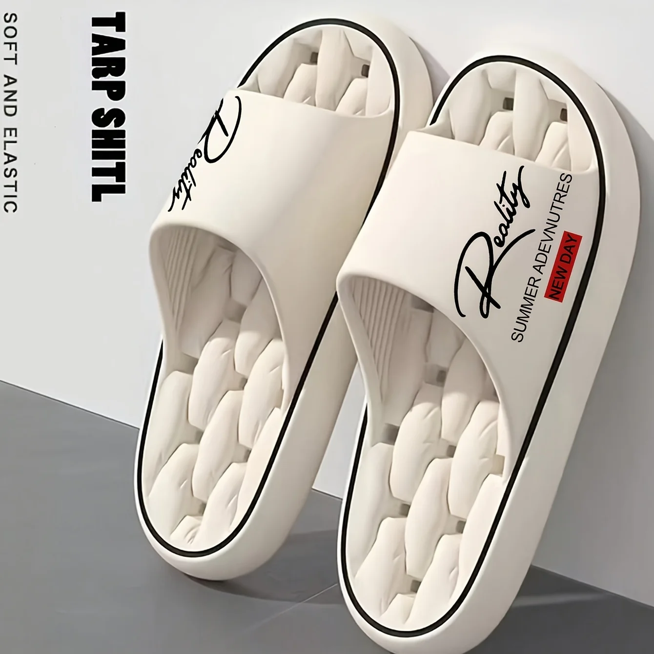 Summer innovative design EVA men's shoes, soft and lightweight home slippers, suitable for indoor and outdoor leisure activities