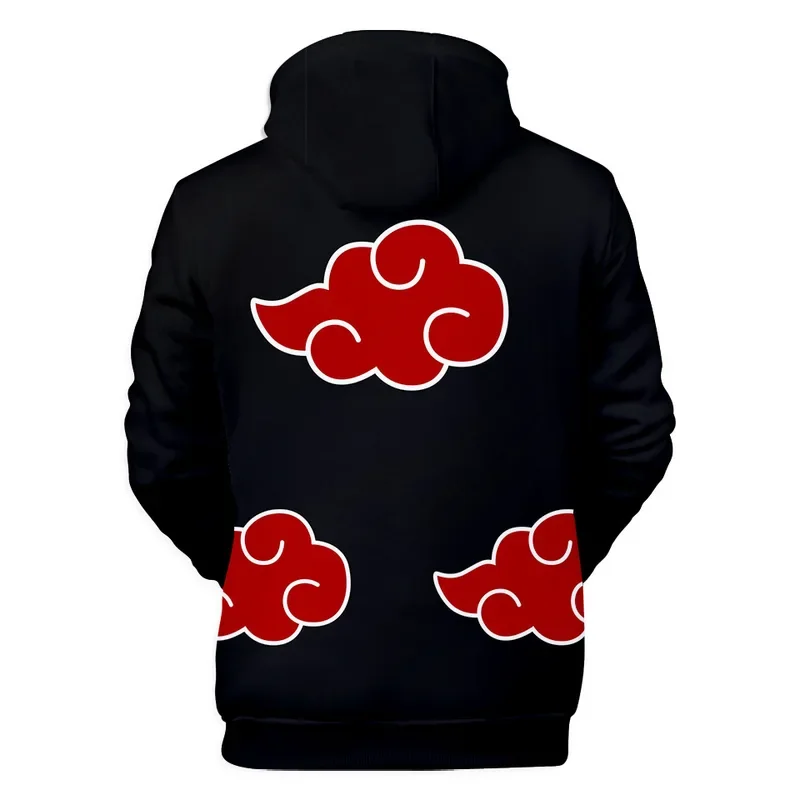 Unisex hoodie anime hotage Ninja Itachi cosplay Red Cloud costumes daily casual coat jacket fashion costumes hooded