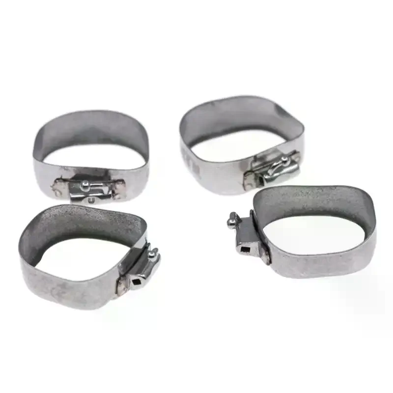 

Dental Molar Band With Tube For 1st Molar U2L1 4Pcs Bands Roth 022 Non-Convertible U3/L2 34#-42+# Dentistry Material