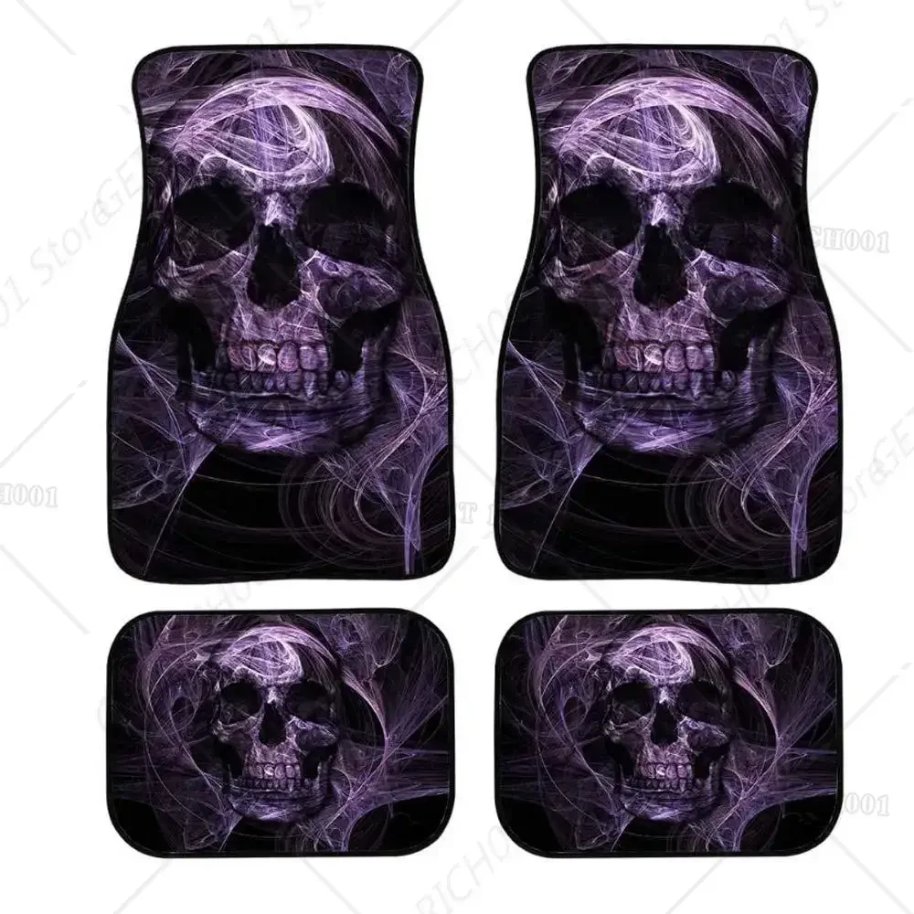 

Игровой комплект Alfombrillas Coche Con Calavera Morada Para Hombres Y Mujeres, Alfombrilla Para El Suelo L Coche Para Todo Tipo
