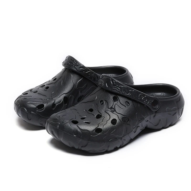 

Plus Big Size 46 47 Summer Rubber Sandals Men Clogs Garden Shoes Zuecos Hombre Cholas Man Clog Beach Shoes Wide Foot
