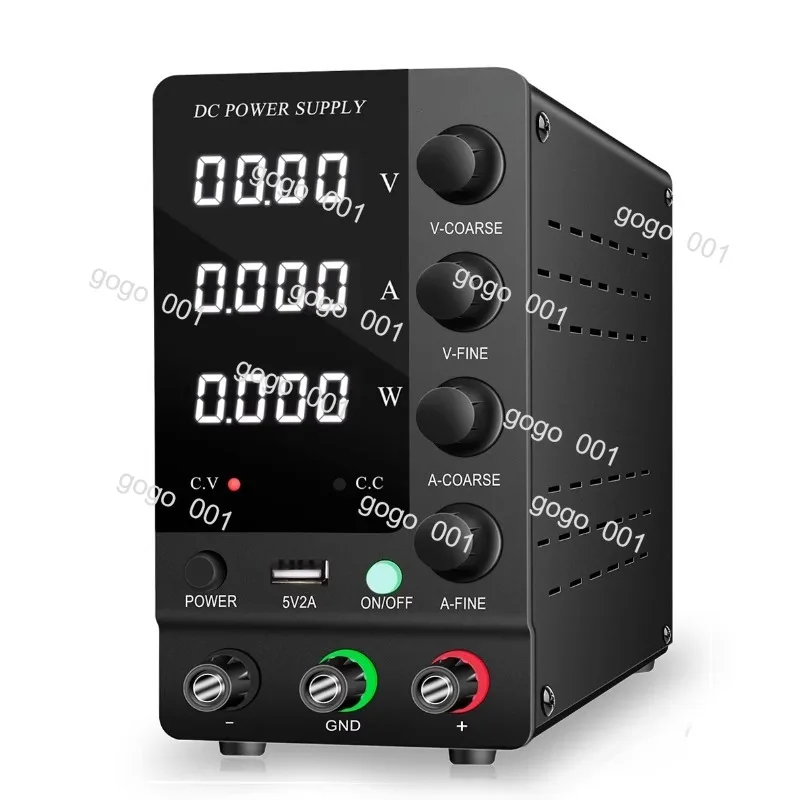 high-power adjustable DC regulated power supply 30V5A10A, suitable for computer, car and mobile phone maintenance and aging