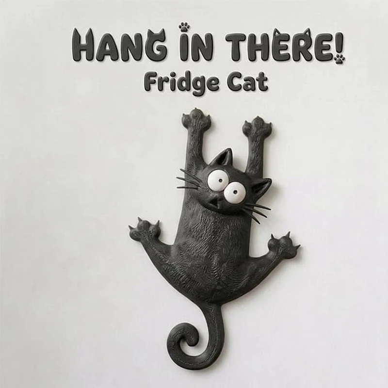 Portable, Personalized, Cute, and Practical Cat Magnetic Refrigerator Patch 