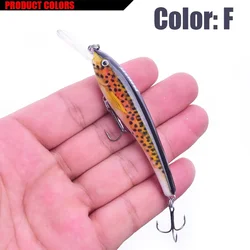 Señuelo Minnow 3D realista – Wobbler duro para pesca de depredadores