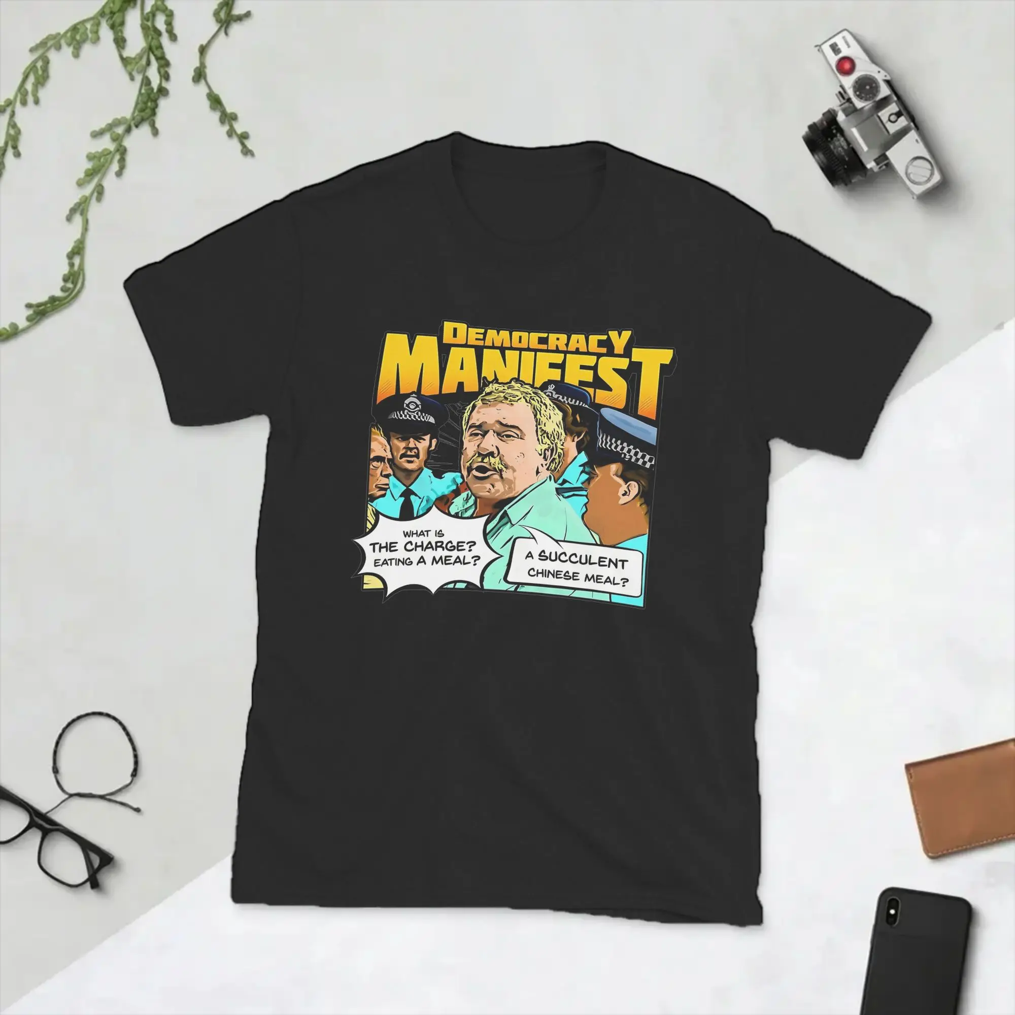 Funny Succulent Chinese Meal Meme T-Shirts for Men O Neck Pure Cotton T Shirt Funny Meme Short Sleeve Tees Clothing