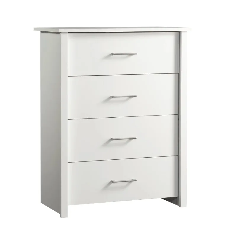 Hillside 4-Drawer Dresser, White Finish