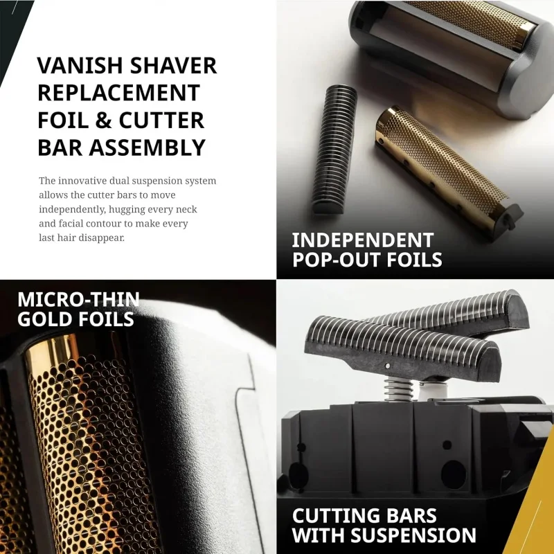 Accessories Replacement Shaver Head Foil And Cutter For wahl Vanish (Model : 8173-700) Electric Razor Parts