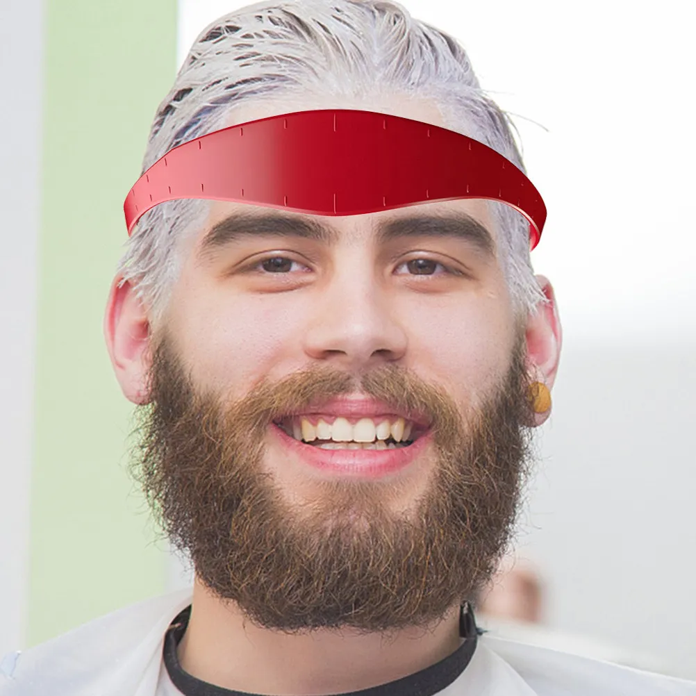 

2Pcs Silicone Adjustable Hair Cutting Guide Neckline Shaving Template Fade Guide Hair Trimming Tool for Home and Professional