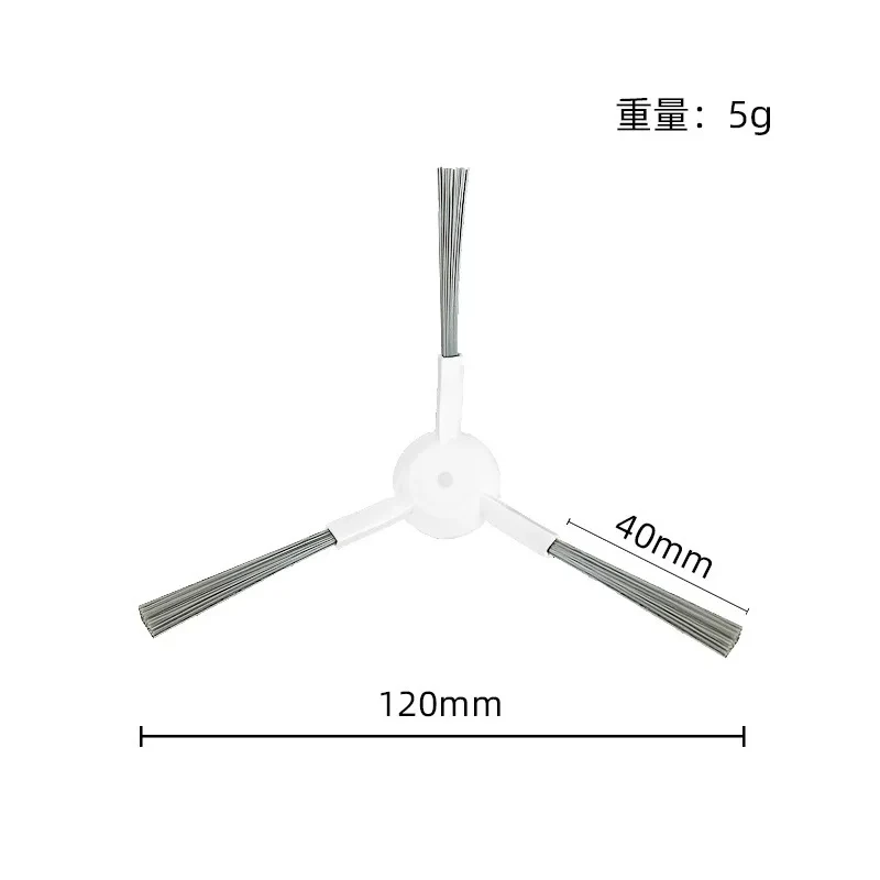 Supporto per mocio con spazzola laterale in gomma filtro hepa sacchetto per la polvere per mocio Dreame Bot L10s Ultra L10 Ultra Robot aspirapolvere