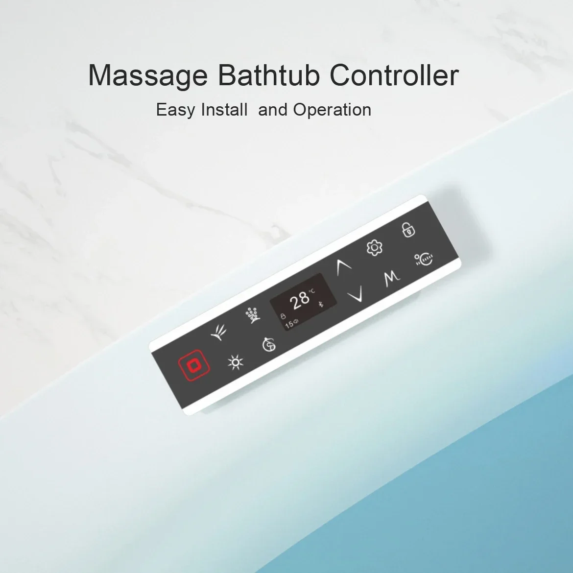 SUNDREAM factory OEM ODM whirlpool control panel bathtub electronic controls smart remote control for bathtub