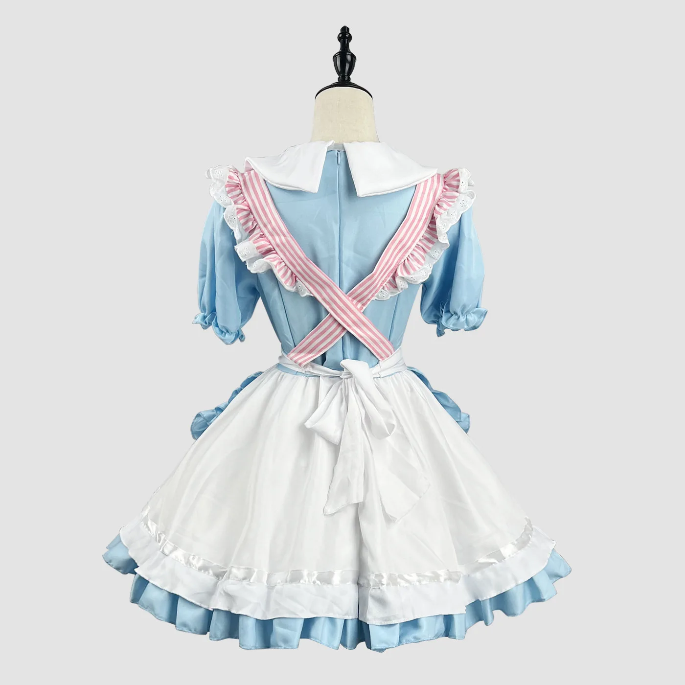 Japanese Maid Dress Alice in Wonderland Lolita Cosplay Costume Lovely Girls Woman Amine Halloween Party Stage Performance Suit