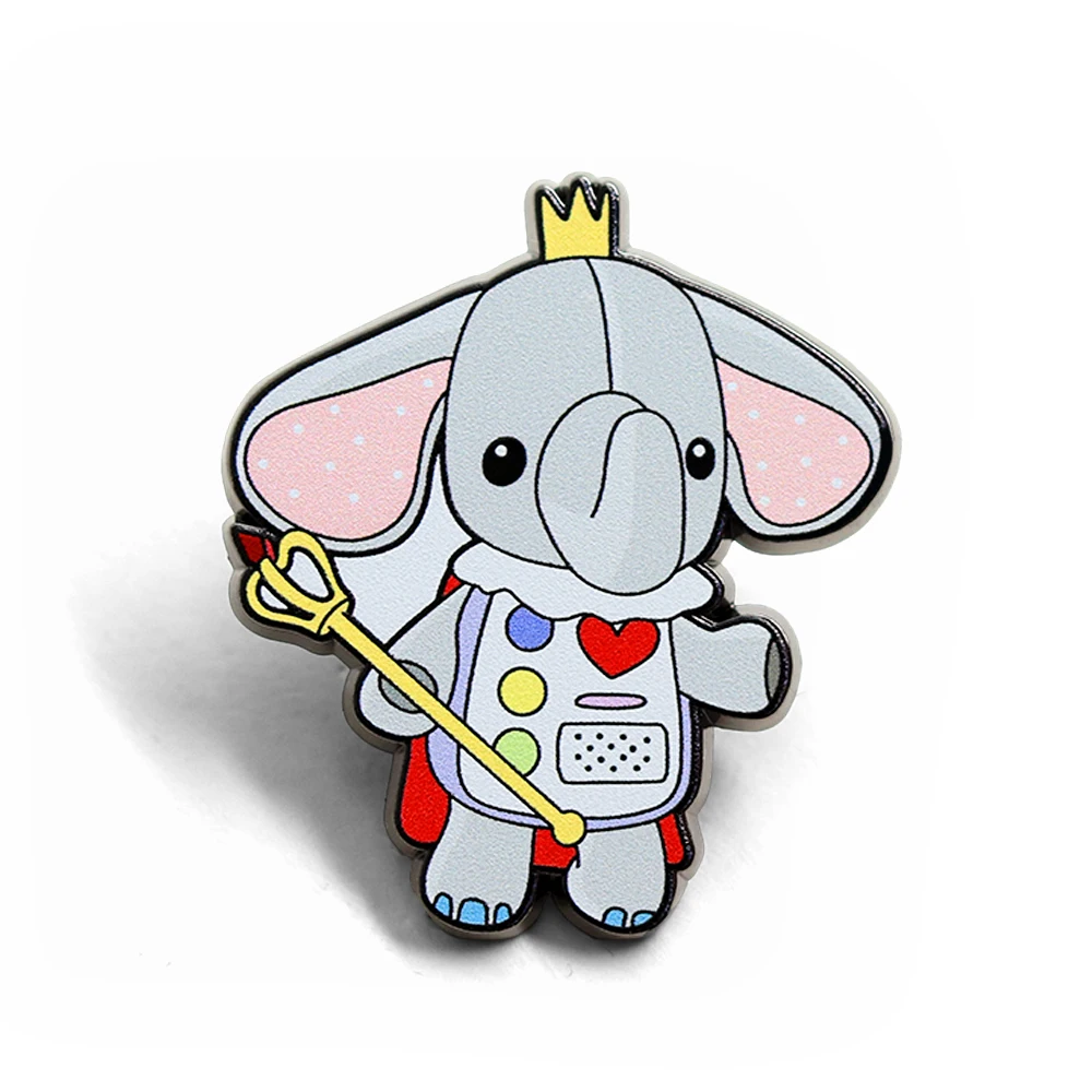 Cutie The Elephant Badge Action Adventure Game It Takes Two Brooch Kawaii Animal Lapel Pin Gamer Couple Gifts Souvenirs