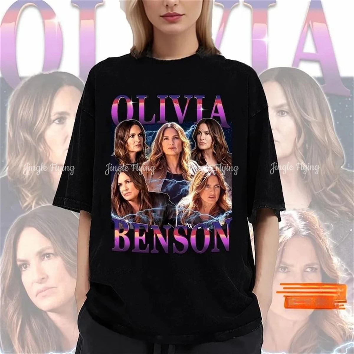 قميص جرافيك أوليفيا بنسون، هدايا مروحة القانون والنظام، مسلسل تلفزيوني من التسعينيات، هدية للجنسين
