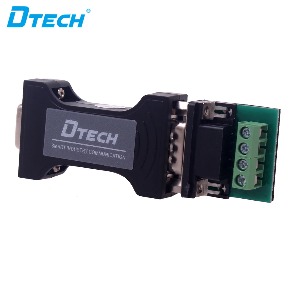 3PCS Dtech Passive RS232 To RS485 Standard Converter High Quality Plug And Play DB9 Adapter