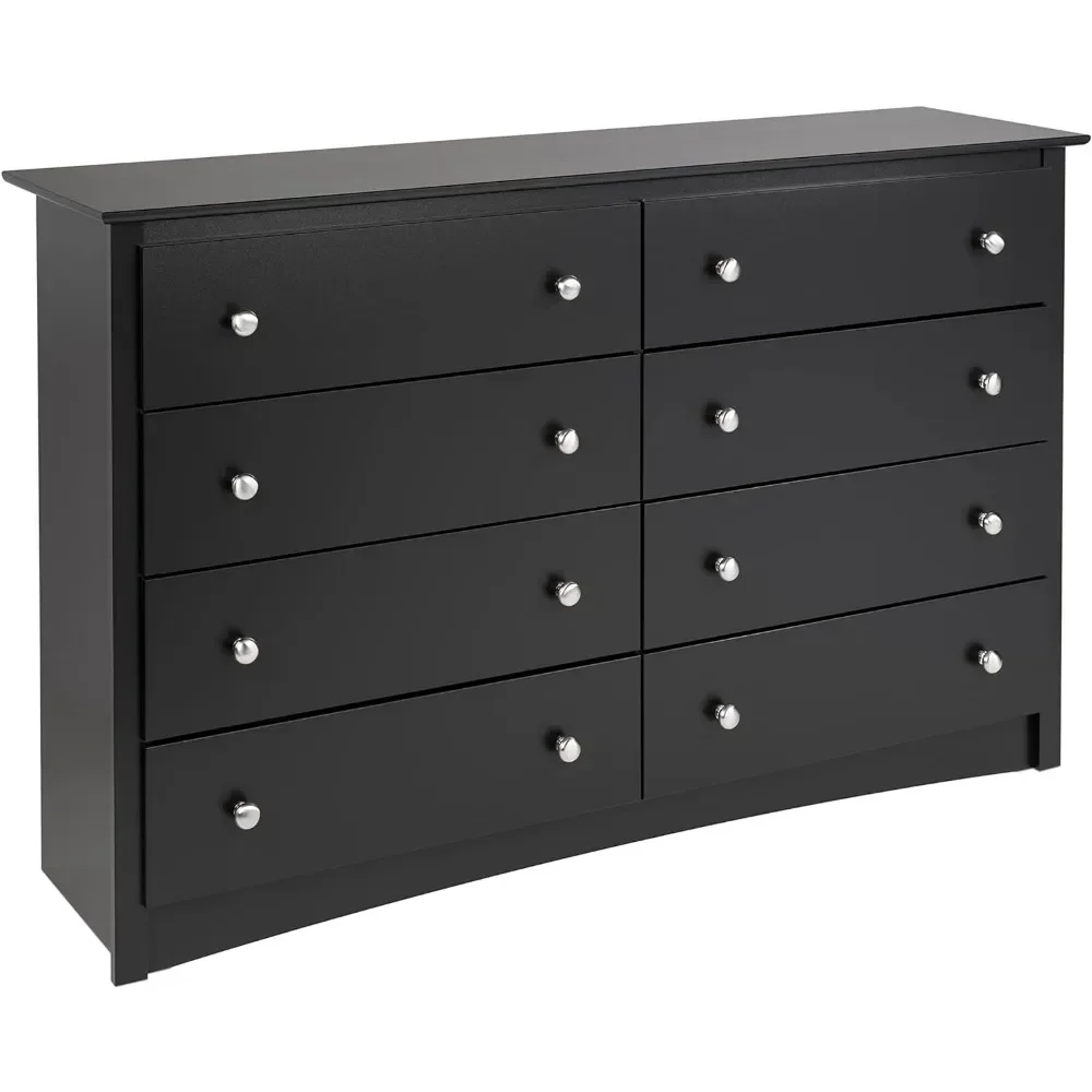 8 Drawer Double Dresser for Bedroom, 15.75