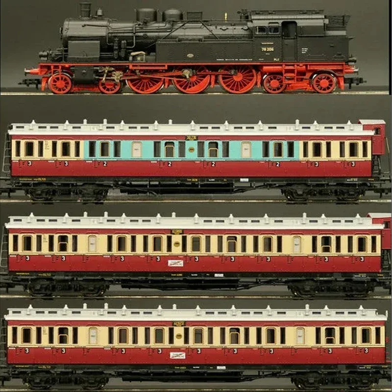 

Train Model ROCO HO 1/87 61478 BR78 Digital Sound Effect DCC Steam Locomotive and Passenger Car Set Train Toys