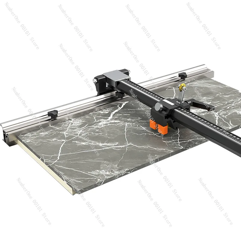 Manual T Tile Cutting Machine With Guide Rail High Precision Slab Ceramic Floor Cutter For Construction