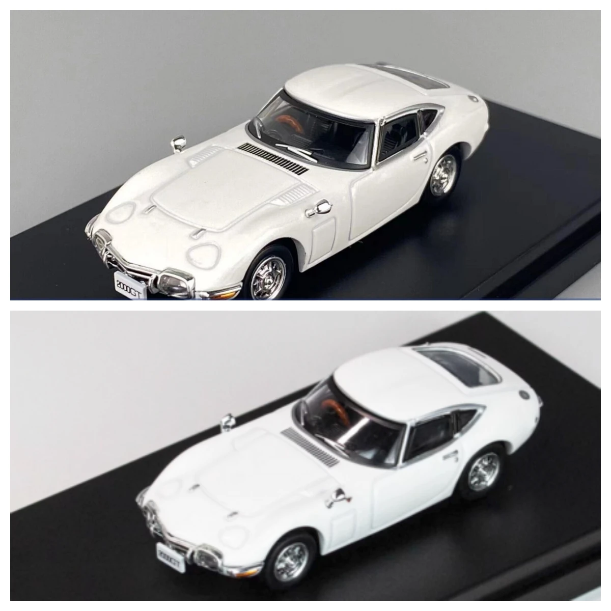 

LCD 1/64 2000GT White DieCast Model Car Collection Limited Edition Hobby Toy Car