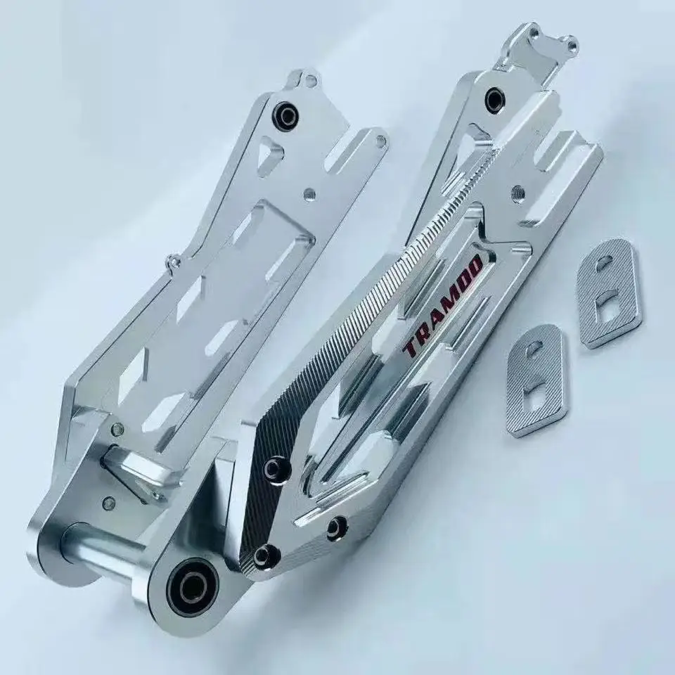 NNiu سكوتر كهربائي تعديل سوينغ الذراع ثلاثية الأبعاد نك سبائك الألومنيوم السهم على شكل الخلفية شوكة مسطحة ل Niu N1 N1S NGT NQI U + B U1 الولايات المتحدة #6