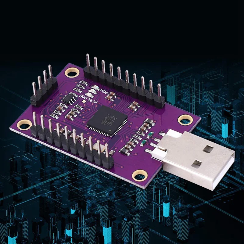 Высокоскоростной многофункциональный модуль ABMF-CJMCU FT232H USB к модулю JTAG UART/FIFO SPI/I2C, простая установка
