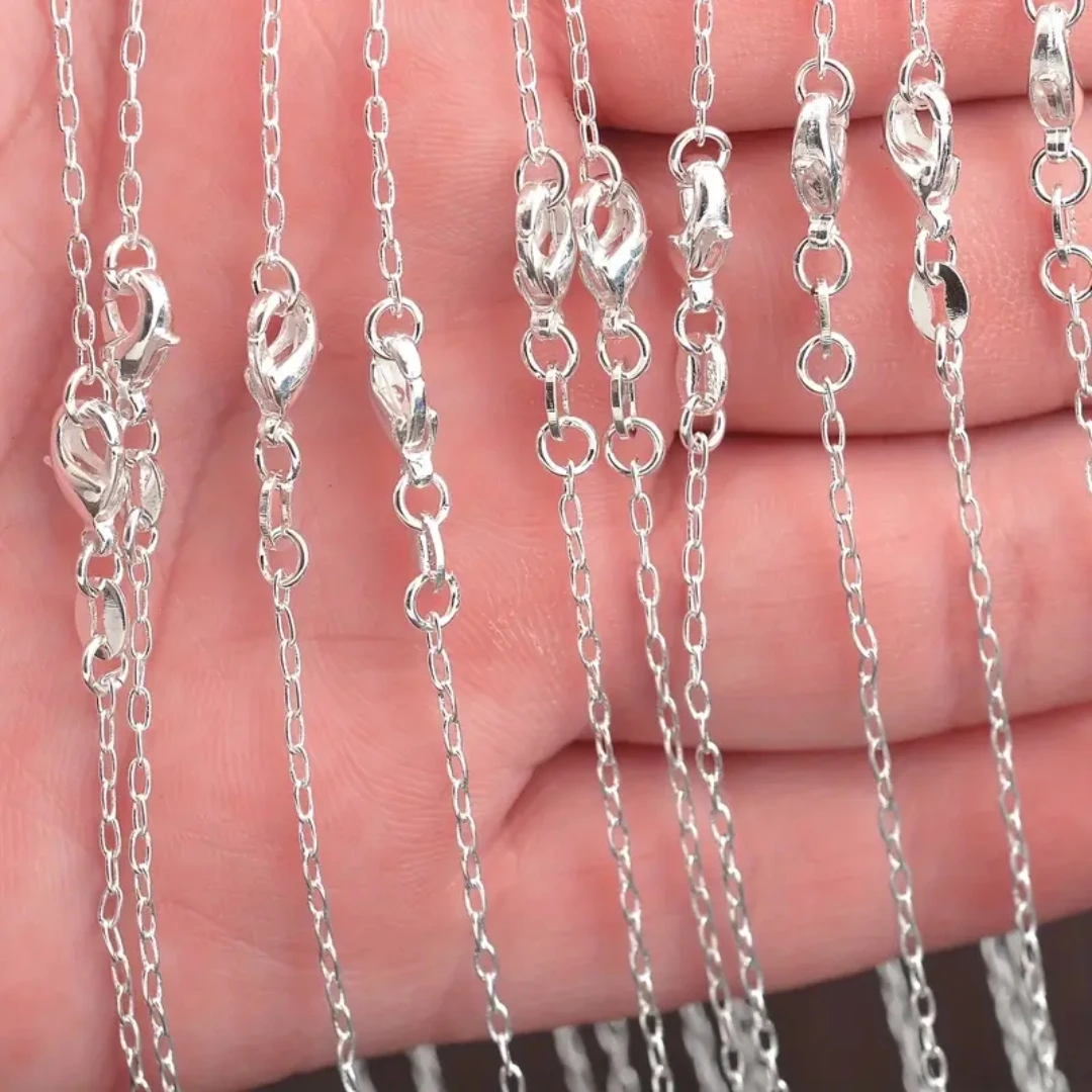 925 Sterling Silver Solid Snake Chain Necklace, Unisex