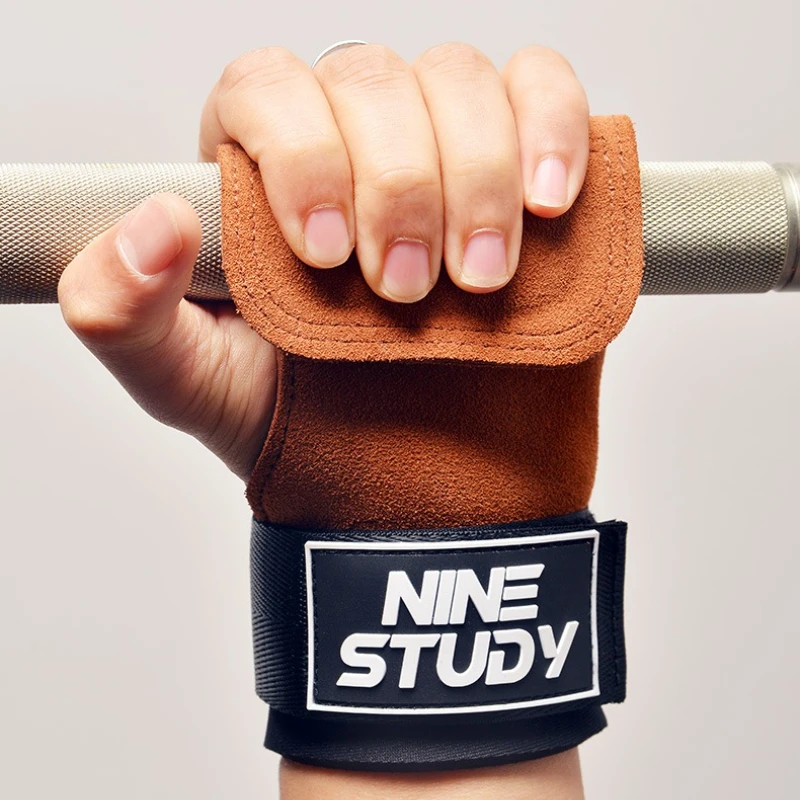 

Pull Up Power Belt Hard Pull Weight Exercise Gloves Palm Protection Horizontal Bar Anti Off Wrist Belt Bench Push Wrist Guard