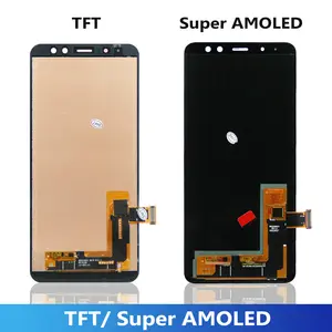 Bilashmart AMOLED A530 Screen Samsung Galaxy A8 2018 A530 A530F A530K Lcd Display Digital Touch Screen Replacement
