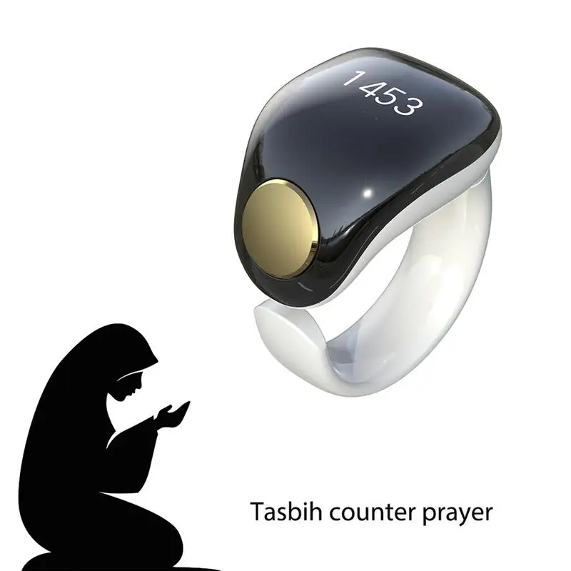 عداد أصابع رقمي قابل لإعادة الشحن ، حلقة لاسلكية ، حلقات عصرية ، آلة نقر ، توالية مقاومة للماء