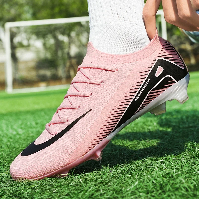

Soccer Shoes For Men Society Cleats Football Shoes Long Spikes Football Field Boots Outdoor Fast Sneaker Ultralight Cleats