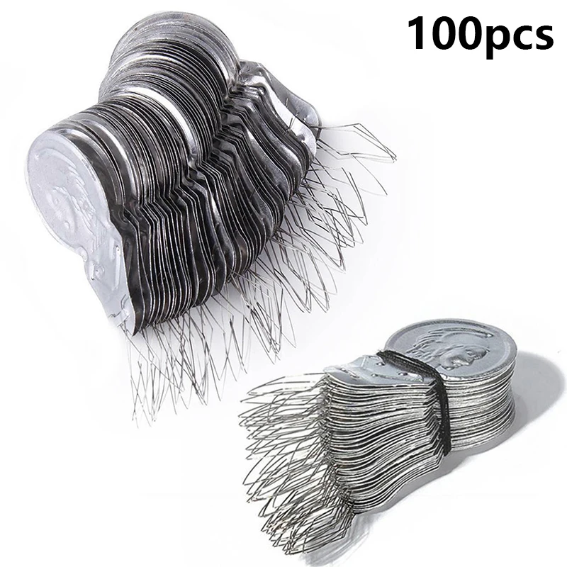 Stitch Insertion Needle Threader Tools Wire 100pcs Aluminum DIY Hand Sewing Loop Manual Threader Convenient Stitch