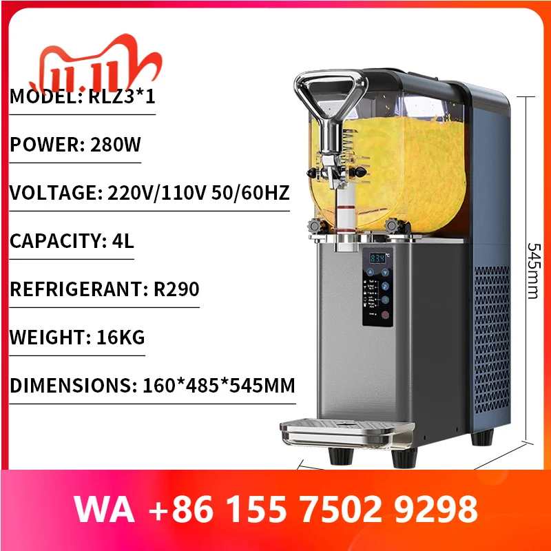 Snow Melting hine Commercial Single-Cylinder, Double-Cylinder, Triple-Cylinder Slush hine Cold Drink hine, (ized)