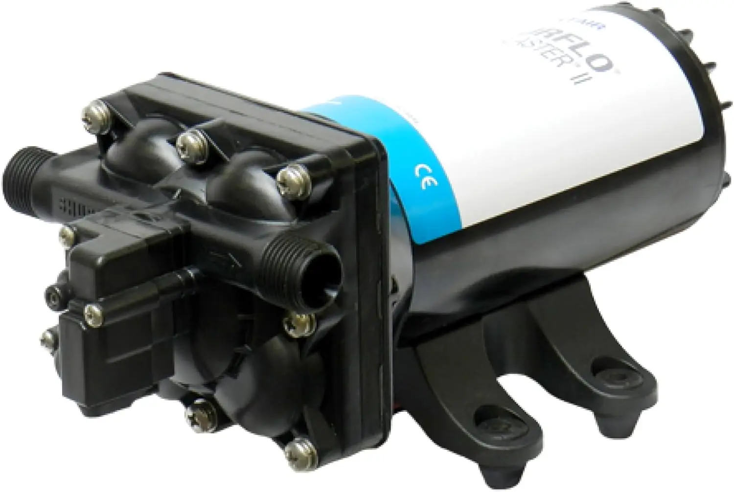 12VDC 4.0 GPM Marine Deck Cleaning Pump, Self Priming Diaphragm Pump, Ignition and Thermally Protected, Sealed Switch