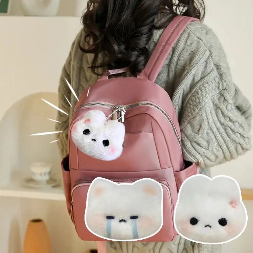 

Креативный плюшевый кулон в виде кролика, мягкая кукла, подвесной орнамент, сумка, кулон, сделай звук, брелок в виде кролика, украшение для сумки